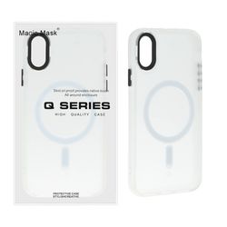 قاب اورجینال Magic Mask مات Magsafe بلک لنز Apple iPhone X / iPhone XS - سفید (پک دار)