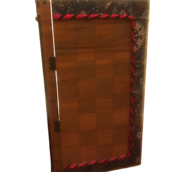 تخته نرد چوبی روکش فرش