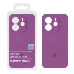 قاب سیلیکونی پاک کنی اورجینال Master Quality مدل Xiaomi Redmi Note 14 4G - ارغوانی (پک دار)