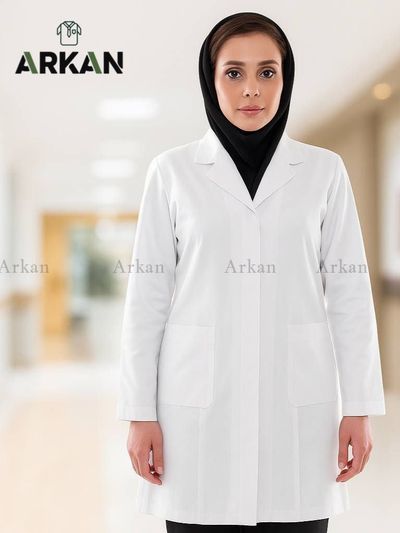 روپوش پزشکی ترگال دکمه مخفی