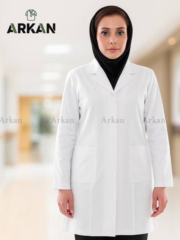 روپوش پزشکی ترگال دکمه مخفی