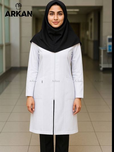 روپوش پزشکی زیپدار