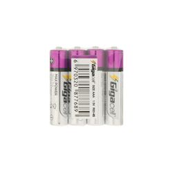 باتری نیم قلمی GigaCell-AAA مدل Max Power Heavy Duty شرینگ بسته 4 عددی
