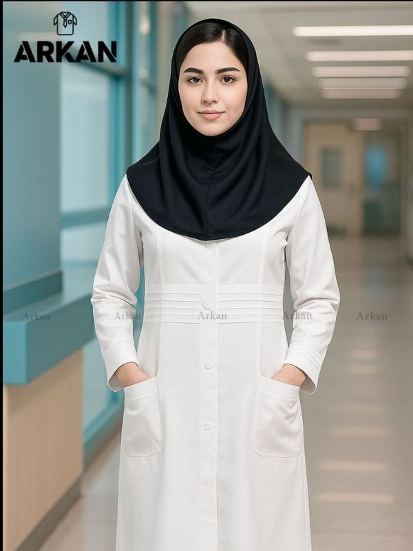 روپوش پزشکی کمرپیله دار