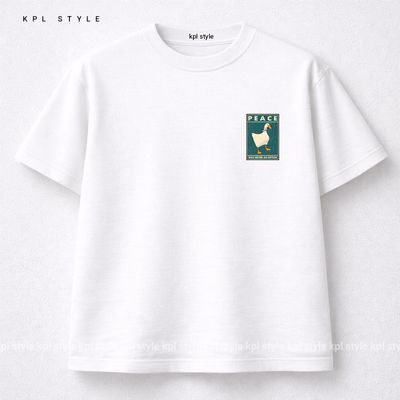 تیشرت باکسی 100٪ پنبه طرح (PEACE) | کد 1376