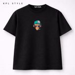 تیشرت باکسی 100٪ پنبه طرح (Monkey) | کد 1377