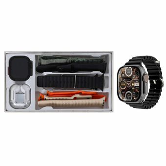پک ساعت هوشمند WISME مدل WS-X19 ULTRA 3 - مشکی - DST (گارانتی شش ماهه)