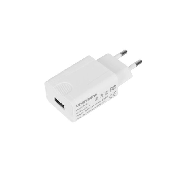 شارژر دیواری فست تک پورت DENMEN مدل DC30 12W