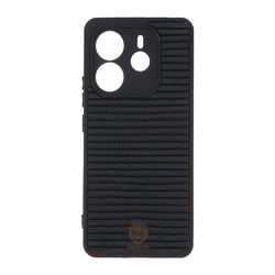 قاب Golden Lion شیاردار Xiaomi Redmi Note 14 4G - مشکی