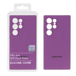 قاب سیلیکونی پاک کنی اورجینال Master Quality مدل Samsung Galaxy S24 Ultra - ارغوانی (پک دار)