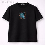 تیشرت باکسی 100٪ پنبه DON GIVE UP | فیت آزاد | کد 1464