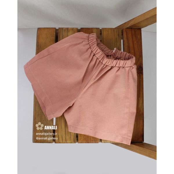 ست تاپ و شورتک ماریا رنگ صورتی