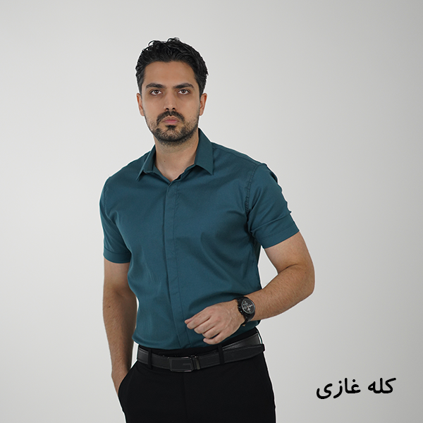 پیراهن مردانه  شبرو آستین کوتاه