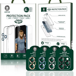 بسته محافظتی گرین لاین iPhone 13 Pro مدل GN4IN1HD13PBK 4 in 1 360° Protection Pack
