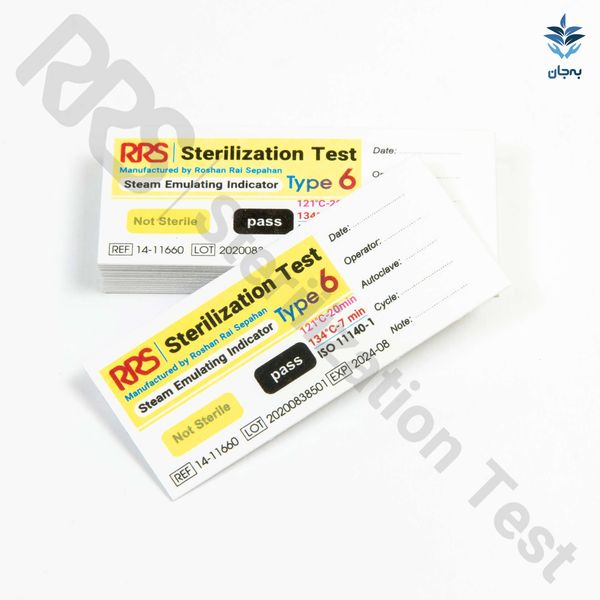 نشانگر شیمیایی بخار تایپ 6 (RRS 14-11660) - جعبه 1000 عددی