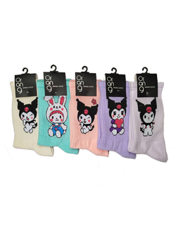 جوراب کش انگلیسی کالکشن انمیشن کرومی در پنج طرح