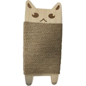 اسکرچر چوبی گربه به همراه چشم