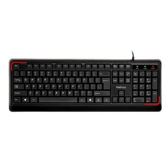 کیبورد باسیم Hatron مدل HK180 - مشکی