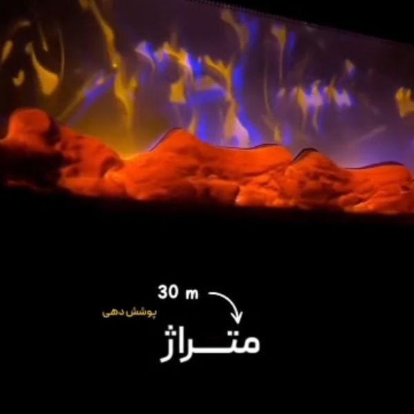 شومینه دیواری مدرن مدل Flame اورجینال