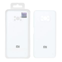 قاب سیلیکونی پاک کنی اورجینال Master Quality مدل Xiaomi Poco X3 / Poco X3 Pro / Poco X3 NFC - سفید (پک دار)
