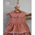 پیراهن دخترانه مِمُل رنگ صورتی