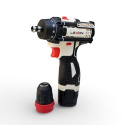 دریل شارژی و پیچ بند دوکاره لکسون (یکسال گارانتی)مدل LE-3701Q