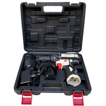 دریل پیچگوشتی شارژی(یکسال گارانتی)دوباتری لکسون مدل LE-3701