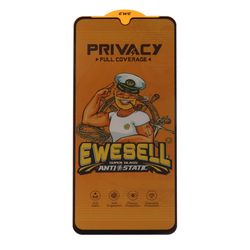 محافظ صفحه نمایش شیشه ای Full Cover Ewesell Anti Static Privacy مدل Xiaomi Redmi 14C / Poco C75  / Poco C71 / Redmi A5 / Redm...