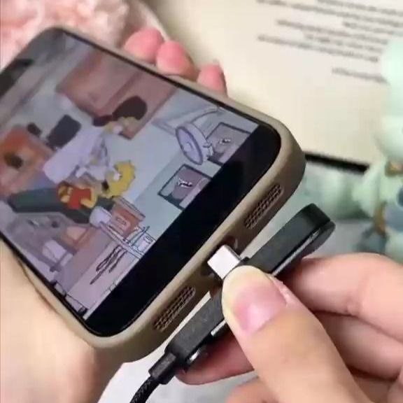 کابل فست شارژ کالوس(calus)مدل CA -U65 با پایه نگهدارنده تاشو اورجینال