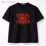 تیشرت باکسی 100٪ پنبه باطرح دیسیپلین | پارچه بادوام | کد 1466