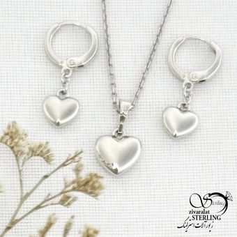 نیمست ژوپینگ آویز قلب آیینه ای کد 14648