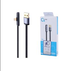 کابل لایتنینگ فست شارژ 3 آمپر یکسر L برند اکسیژن