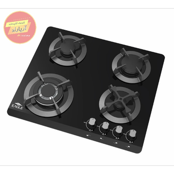 اجاق گاز چهار شعله شیشه ای مشکی ایگل کد 146