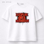 تیشرت باکسی 100٪ پنبه باطرح دیسیپلین | پارچه بادوام | کد 1466