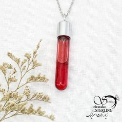 گردنبند کپسول خون برند استیل کد 14741