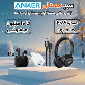 سبد ویژه همدلی محصولات ANKER ، گارانتی 18 ماهه حافظه طلایی ایستا