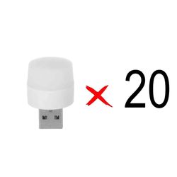 لامپ Denmen LED USB مدل DS01 - آفتابی (بسته 20 عددی)