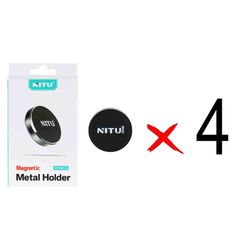 هولدر گوشی موبایل مگنتی NITU مدل  NT-NH15 - مشکی (بسته 4 عددی)