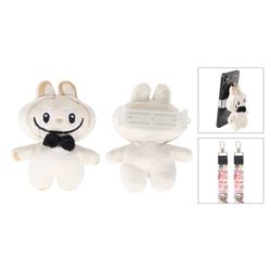 بند آویز گردنی هولدردار عروسک لبوبو - کرم