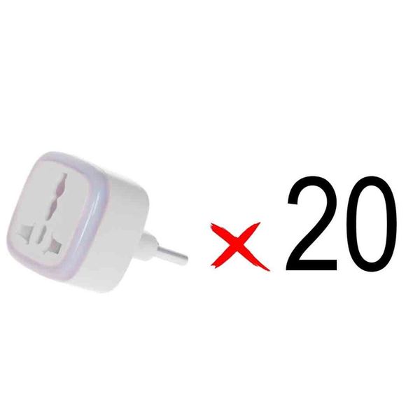 تبدیل برق 3 به 2 _سفید20عدد