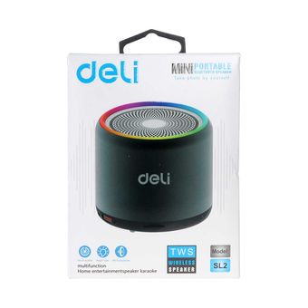 اسپیکر بی سیم Deli مدل SL2 - طلایی