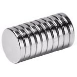 آهن ربای نیودیمیوم مدل دیسکی 8x3 بسته 10 عددی