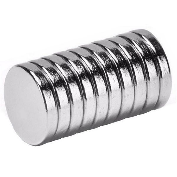 آهن ربای نیودیمیوم مدل دیسکی 8x3 بسته 10 عددی