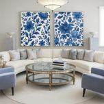 طرح‌ گل‌های لاجوردی