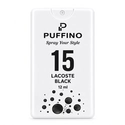 عطر جیبی مردانه پافینو مدل لاگوست نویر-مشکی | Lacoste L.12.12 Noir