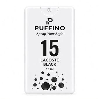 عطر جیبی مردانه پافینو مدل لاگوست نویر-مشکی | Lacoste L.12.12 Noir