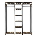 رگال لباس و کمد باز چوب و فلز مدل چندار