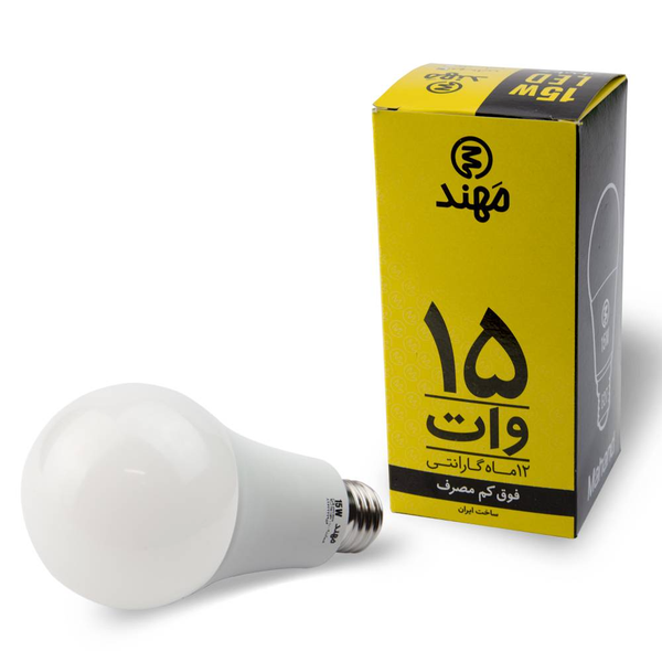 لامپ ال ای دی 15 وات مهند