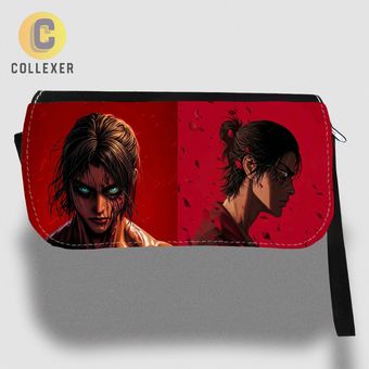 کیف دستی و جامدادی انیمه اتک آن تایتان طرح ارن یگر (Eren Yeager) Attack On Titan - کد 01