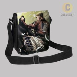 کیف دوشی انیمه اتک آن تایتان طرح اروین اسمیت (Erwin Smith) Attack On Titan کد 01